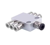 Mechanical arm Vacuum Accessories busbar air Exhaust Splitter Block 1 in 4 Out 6 Out 8 Out 10 Out 12 Out Micro busbar(P1-16-M5)