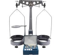 Mechanical Balance Scale with Standard Weights, Easy to Use & Portable for Physics Experiments and Teaching