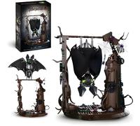 Mechanical Bat Building Block Set, STEM Gothic Animal Building Kits Model with Display Stand, 2 Forms of Bats Brick Toy, Unique Gift for Collectors and Adults Kids, 839 PCS