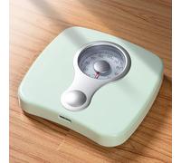 Mechanical Bathroom Scale, Waterproof Stainless Steel, 120kg Capacity, Zero-Point Reset Function, Large Dial for Clear Readings, Home Use