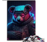 Mechanical Bear 1000 Piece Jigsaw Puzzles for Adults Gifts, Educational Games Home Decoration Birthday Present, Gifts, Wall Art (50x75cm)