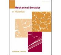 Mechanical Behaviour of Materials (McGraw-Hill International Editions: Material Science/metallurgy Series)