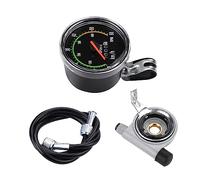 Mechanical Bicycle Computer Bike Speedometer Odometer Cycling Stopwatch Cyclocomputer Durable Aluminum Alloy Accurate Data Easy Install for 26 27.5 28 29 Inch Bikes