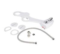 Mechanical Bidet Toilet Adjustable Water Spray Attachment Ceramic White for Bathroom