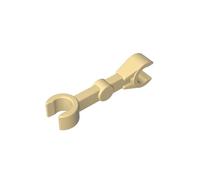 Mechanical Body Arm Mechanical Straight [2 Clips at 90°] 59230 4505757 6186622 GDS-998 50PCS Compatible with Lego Classic Bulk Toy MOC Color:Tan