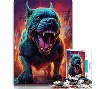 Mechanical Bulldogs 1000 Piece Jigsaw Puzzles for Adults,Stress Reliever Difficult Challenge Suitable for Desktop Decoration (50x75cm)