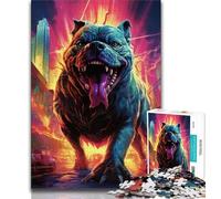 Mechanical Bulldogs Puzzles for Teenagers Teens 1000pc Puzzle,Pattern Assembly Fun at Home Activities,Birthday Present,Travel Gifts (50x75cm)