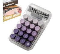 Mechanical Calculator - Cute Desktop, Practical Stationery For Kids, Teens, Adults, School Desk, Big Button Calculator, Daily Use, Gradient Colour Finish | Mechanical Calculators, Automatic Sl