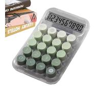 Mechanical Calculator - Manual Sum Machine | Vintage Desktop Counter | Precision Gear Based Calculator For Students, Retro Numerical Input Device, Cabbage Attachment