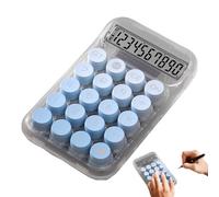 Mechanical Calculator - Retro Style 19x11cm Handheld Computing Tool, Physical Key, Clear Decorative Housing, Visual Appearance | Reliable Equipment for Classroom Learni