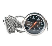 Mechanical Car Water Temp Temperature Gauge Endxedo 2'' inch 52MM Pointer Electrical Water Temperature 12V Temp Gauge Car Meter with Sensor NPT 1/2