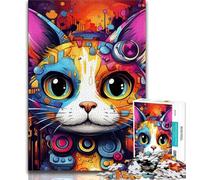 Mechanical Cat Jigsaw Puzzles for Teenagers 1000 Jigsaws,for Educational Game Challenge Toy Unique Home Decor And Gifts (75x50cm)