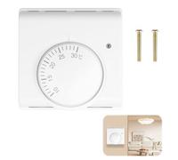 Mechanical Central Heating Room Thermostat with Neon Indicator Light, Home Wireless Thermostat Adjustable Dial Stat Replacement for Honeywell T6360B TC-RSTAT Compatible with Combi & System Boilers