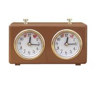 Mechanical Chess Clock - Professional Analogue Tournament Timer with Clockwork Drive | Official-Style Competition Clock for Chess, Go, Shogi & Board Games, Portable & Durable Design