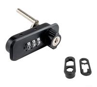 Mechanical Combination Cam Lock Compatible with For File Cabinets Drawers Office Doors and Metal Wooden Cabinet Installations (D)
