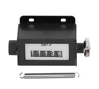 Mechanical Counter 5 Digit Metal Manual Resettable Hand Pull 0-99999 Counting Tally D67-F for Industrial Workshop