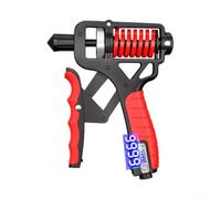 Mechanical Counter Enabled Hand Grip Trainer featuring Adjustable Resistance Levels from 10 to 100 Kg (RedA)