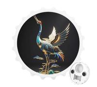 Mechanical Crane Bottle Opener, 2-in-1 Magnetic Bottle Opener & Fridge Magnets for Refrigerator, Kitchen, Bar, Gift for Beer Lovers, White-style