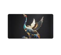 Mechanical Crane Mouse Pad, Non-Slip Rubber Desk Mat with Stitched Edge, Large Mouse Pad for Keyboard, Laptop, Office & Home Decor, 40X75cm