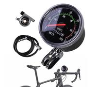 Mechanical Cycling Speedometer - Bike Code Table Computer, Analog Odometer Accurate Speed Meter, Waterproof Compact Handlebar Speedometer | Touring Motorcycle Scooter Mountain Road Dirt Travel