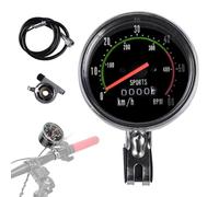 Mechanical Cycling Speedometer - Wired Bike Code Table Computer, Analog Accurate Odometer Speed Tracker, Compact Handlebar Cycling Meter | Touring Motorcycle Scooter Mountain Road Dirt Urban