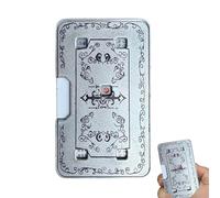 Mechanical Dice Game - Executive Fidget, Steel Puzzle | Precision Engineered Board Toy, Smooth Card Shuffle Motion, Portable Mind Calming Gadget With Daily Work Desk Leisure Use Case