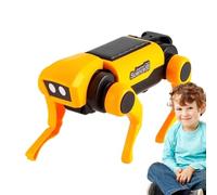 Mechanical Dog Building Toy - Electronic Robot, Easy Connect Polished Components, Interactive Assembly Experience | Creative Educational Gift for Kids Family Binding Patience Training Enterta