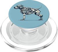 Mechanical Dog With Gear My Robot-Dog Gaming Inspired PopSockets PopGrip for MagSafe