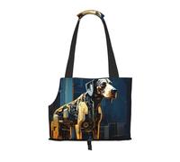 Mechanical Dogs Printed pet shoulder bag for going out - small dog and cat dual-purpose shoulder bag