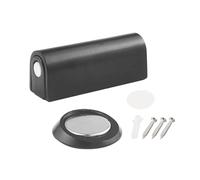 Mechanical Door Holder: Brushed Metal Frame, Noise Cancelling Cap, Precision Lock Device with Strong Magnetic Grip | Stable Positioning Method Created for Security