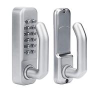 Mechanical Door Lock, Waterproof Combination Lock, Keyless Coded Lock Anti-Theft Password Front Door Locks for Home Gates Offices Parking Lots Apartments Security