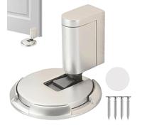 Mechanical Door Stop - Floor Door Stop, Mechanical Indoor Door Stop | Aluminium Door Stop Height Adjustable with Push-to-Lock Mechanism, Aluminium Door Stop for Indoor Room