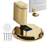 Mechanical Door Stop, Mechanical Door Stop, Strong, Windproof Floor, No Punching, Mechanical Floor Door Stopper Made of Aluminium Alloy for Double-Sided Tape or