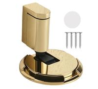 Mechanical Door Stopper - Aluminum Alloy 6.2x4x1cm | Indoor Windproof Adjustable Floor Stop, No Punching Required | Exterior Door Stopper for Home, Office, Apartment, Strong Wind Protection
