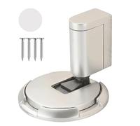 Mechanical Door Stopper, Windproof Door Stopper | Strong Windproof Floor Door Stop Without Punching | Aluminum Alloy Floor Stop Lock for Double Sided Tape or Fixed Screw