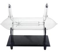 Mechanical Effect Cathode Ray Tube, Professional Electromagnetism Experiment Apparatus, Particle Momentum & Energy Demonstrator With Wing Wheel And Bracket Assembly