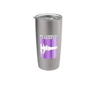 Mechanical Engineer Purple Caliper Design Engineering Gift Stainless Steel Insulated Tumbler