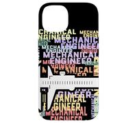 Mechanical Engineer Word Art Design Engineering Caliper Tool Case for iPhone 14
