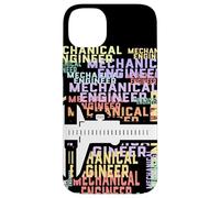 Mechanical Engineer Word Art Design Engineering Caliper Tool Case for iPhone 14 Plus