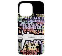 Mechanical Engineer Word Art Design Engineering Caliper Tool Case for iPhone 14 Pro Max