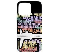 Mechanical Engineer Word Art Design Engineering Caliper Tool Case for iPhone 15 Pro Max