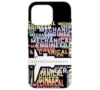 Mechanical Engineer Word Art Design Engineering Caliper Tool Case for iPhone 16 Pro