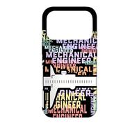 Mechanical Engineer Word Art Design Engineering Caliper Tool Case for iPhone 17 Pro