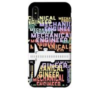 Mechanical Engineer Word Art Design Engineering Caliper Tool Case for iPhone XS Max