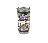 Mechanical Engineer Word Art Design Engineering Caliper Tool Stainless Steel Insulated Tumbler