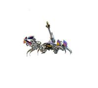 Mechanical Fiddler Crab 3D Metal Puzzle Kit - DIY Stainless Steel Alloy Assembly Jigsaw Puzzle - 281PCS 3D Metal Model Kits Decor Gift