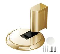 Mechanical Floor Door Stopper - Heavy Duty Adjustable Height Windproof Door Stop With Screws for Indoor Use