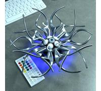 Mechanical Flowers with Remote Control, RGB Lighting Effects for Desktop Visual Art, Perfect for Birthday Gifts and Room Decorations