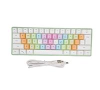 Mechanical Gaming Keyboard Backlit 60% Wired Compact Keyboard with Colorful Keycaps and Optical Switches for PC and Office Gaming