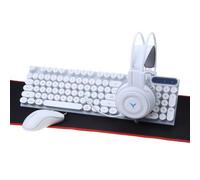 Mechanical Gaming Keyboard Mouse Mouse Pad Gaming Headset Wired Led Backlight